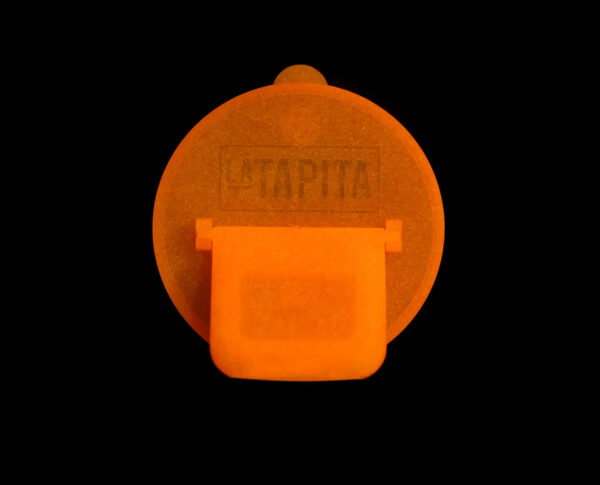 Tapita neon naranja oscuro